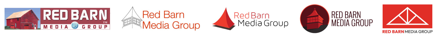 Red Barn Media Group Logo Evolution
